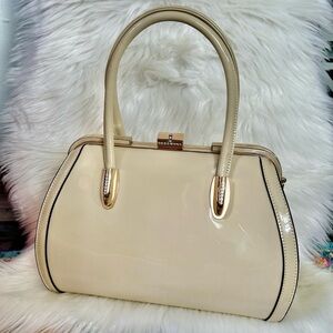 MKF COLLECTION BY MIA K. Marlene Patent Satchel Handbag